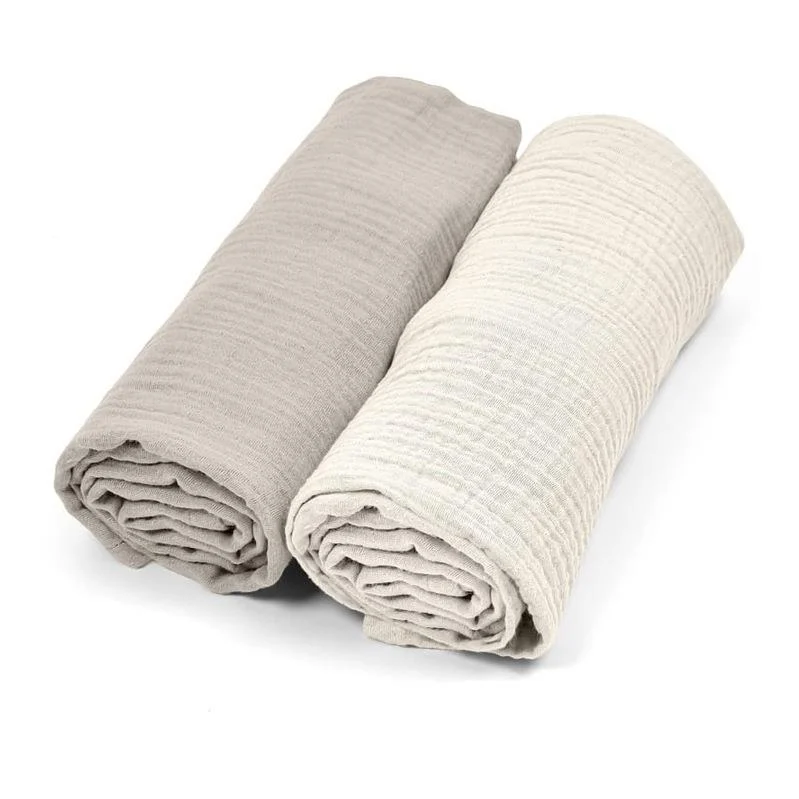 Muslin pelene Klups Cc2 bež 2kom