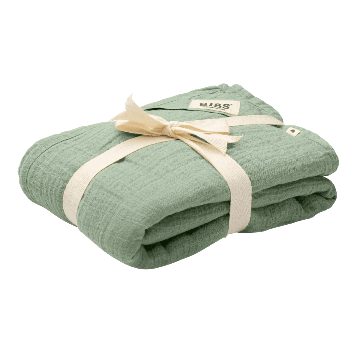 Prekrivač BIBS Cuddle Swaddle muslin sage