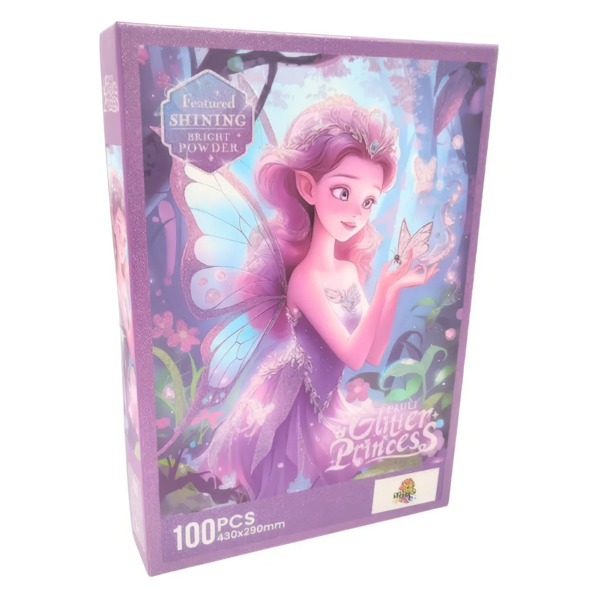 Puzzle Glitter Princess 100 Pcs 88897