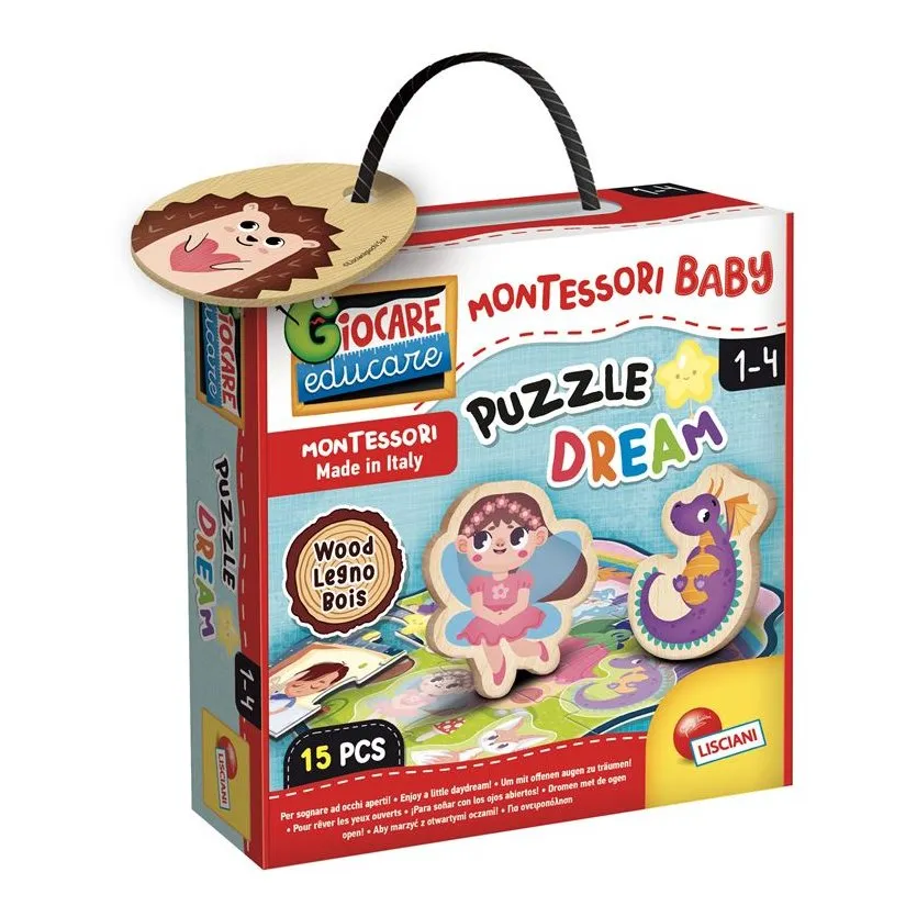 Puzzle LISCIANI drvene Montessori Dream