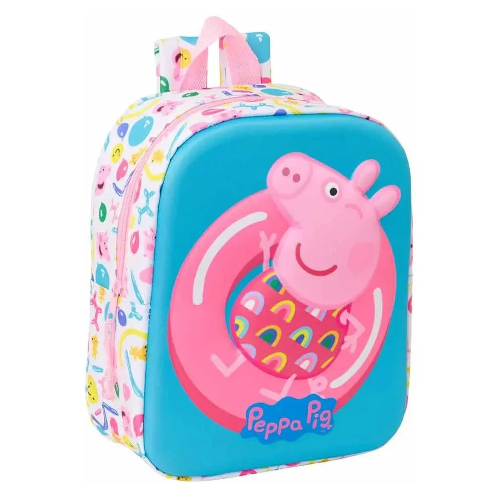 Ruksak za vrtić Safta Peppa Pig 3D 22x10x27cm