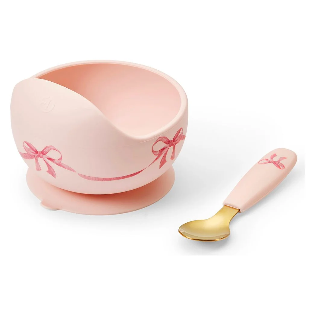 Set posudica sa žlicom Elodie Rosy Bow