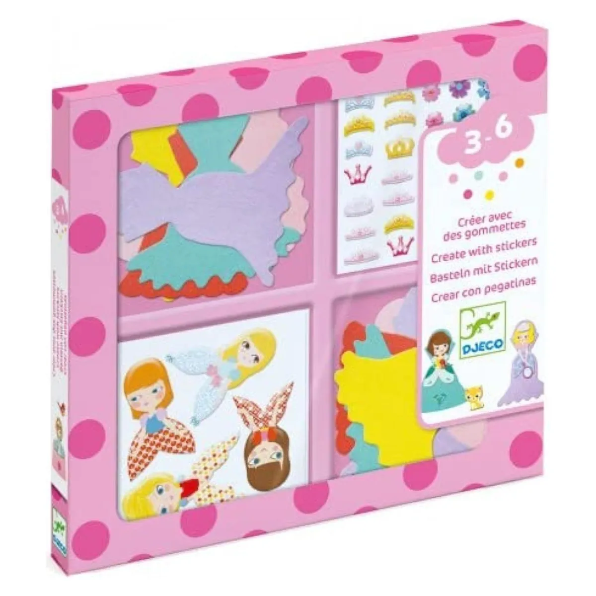 Set s naljepnicama Djeco Princeze DJ09053