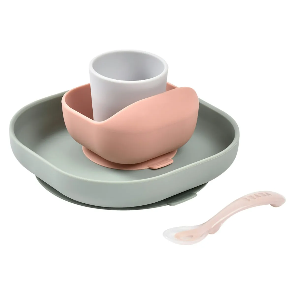 Set za jelo Béaba Eucalyptus silikonski 7469-913605