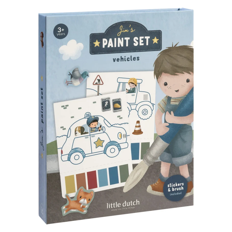 Set za slikanje Little Dutch Jim vozila 126891