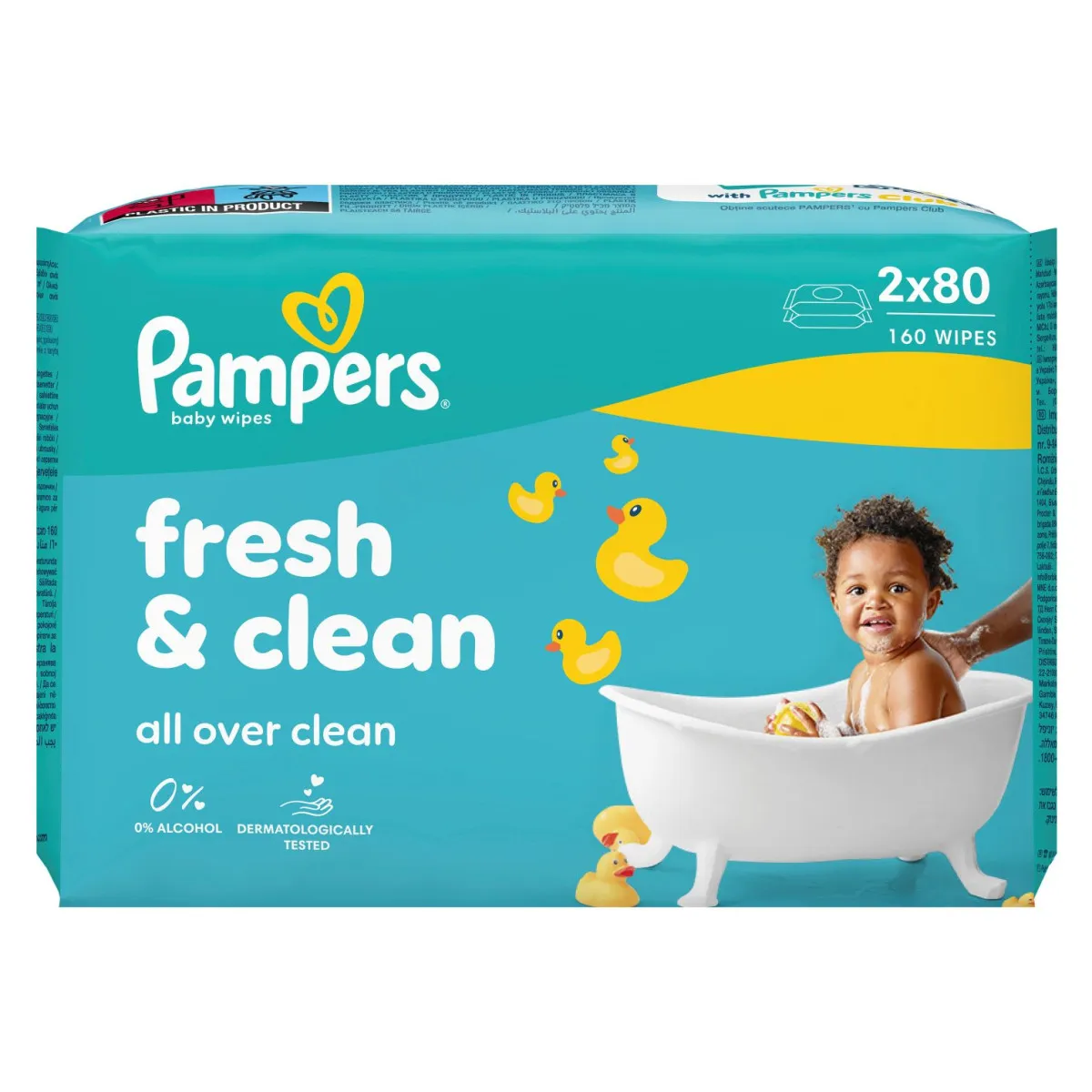 Vlažne maramice Pampers Fresh 2×80
