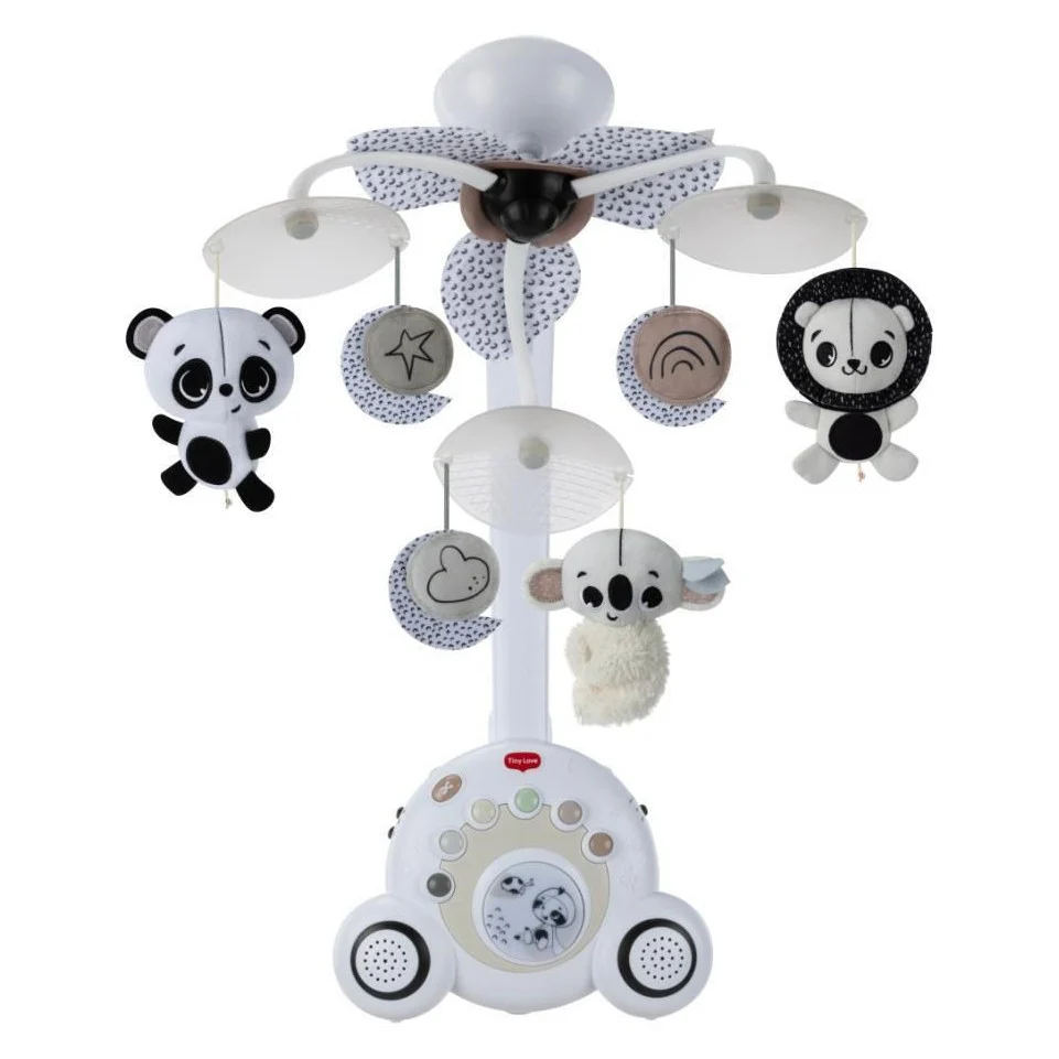 Vrtuljak za bebe Tiny Love Soothe &amp; Groove Black &amp; White