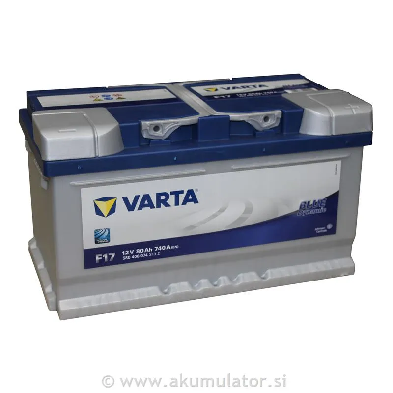 VARTA Blue Dynamic akumulator 12V 80Ah
