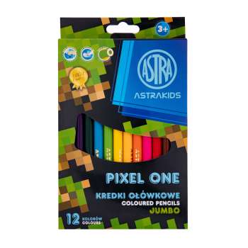 ASTRA DRVENE BOJICE JUMBO 12 BOJA PIXEL ONE