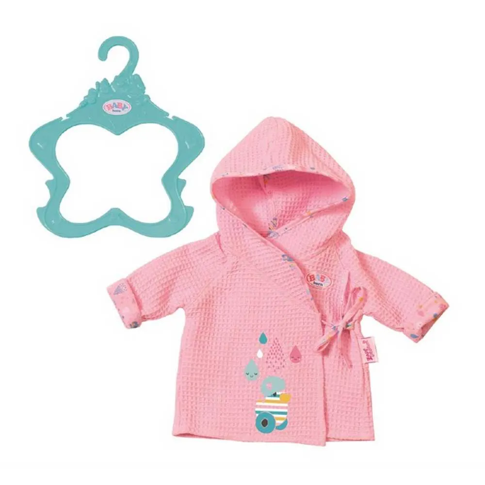 BABY BORN BATH BATHROBES 2 ASSORTED 43CM