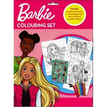 BARBIE SET ZA BOJANJE