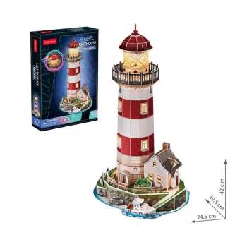 CBF205409 CUBIC FUN PUZZLE LIGHTHOUSE L540h