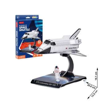 CBF231972 CUBIC FUN PUZZLE SAPACE SHUTTLE W3197h