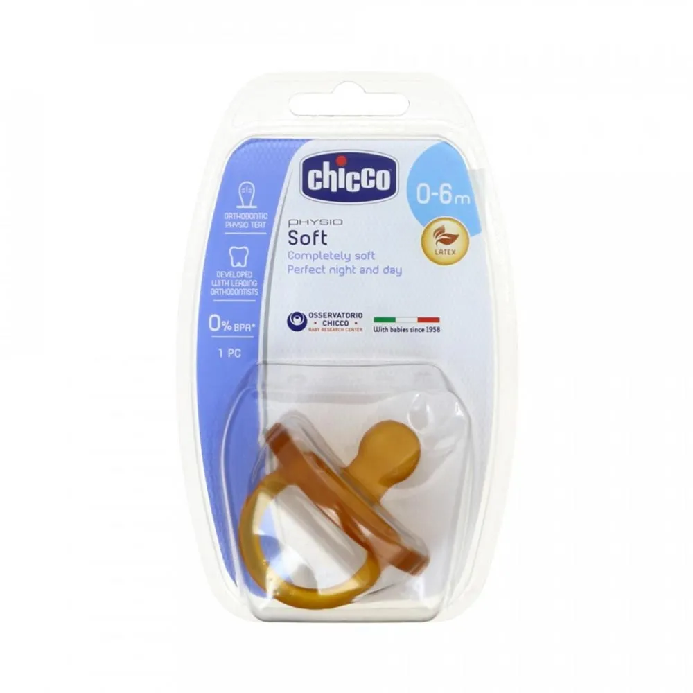 CHICCO DUDA VARALICA PHYSIC  SOFT, KAUC.,0-6M