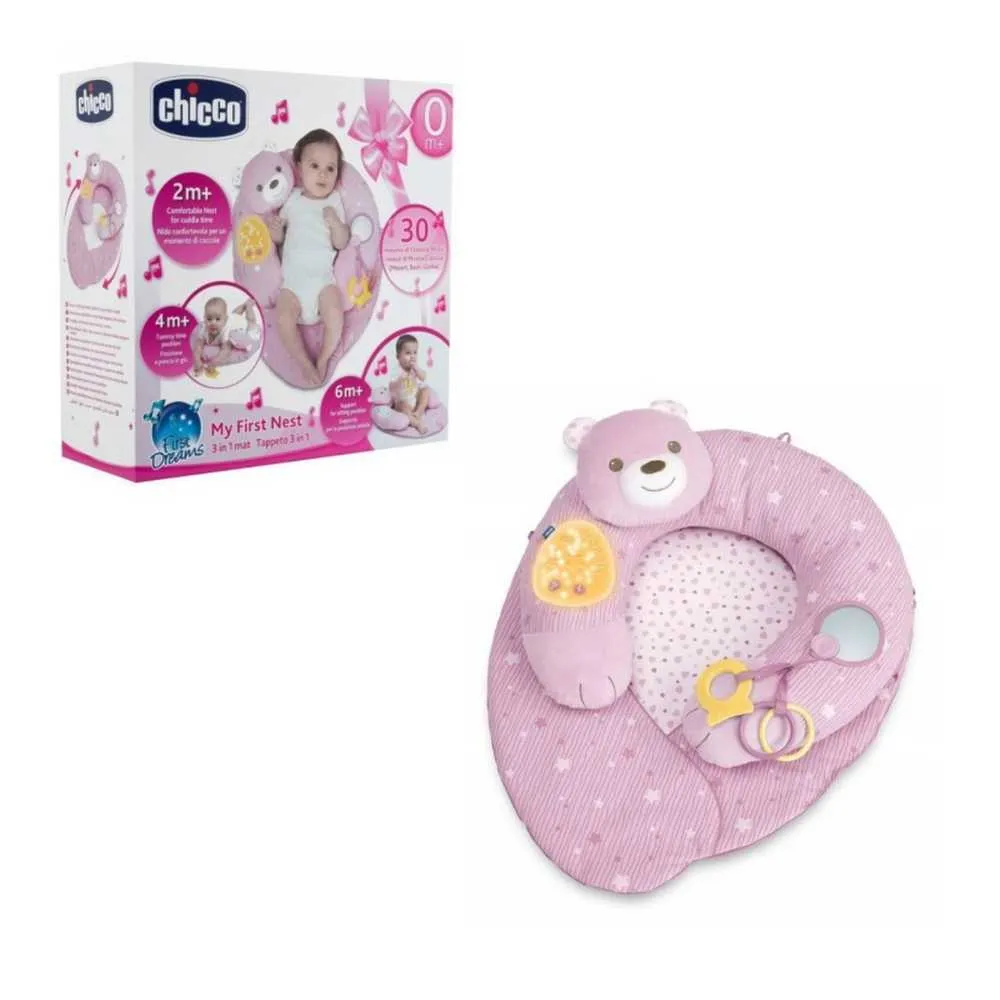 CHICCO FIRST DREAMS JASTUK GNIJEZDO ZA BEBE, 0M+, ROZO