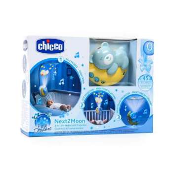 CHICCO PROJEKTOR NEXT2MOON, PLAVA
