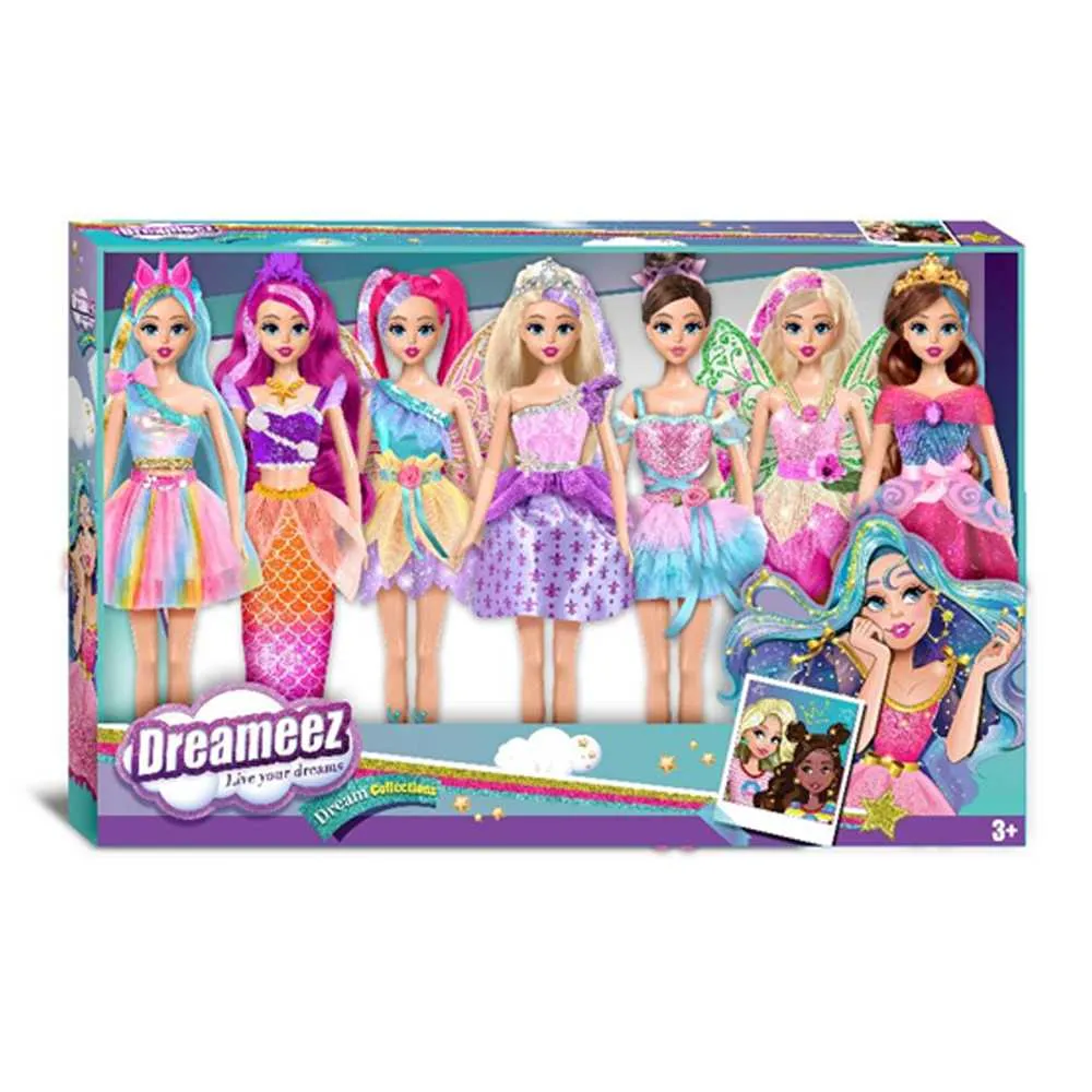 DREAMEEZ 7 KOM FANTASY LUTKE SET
