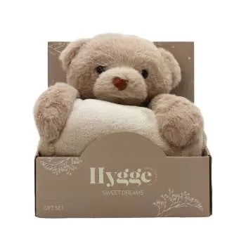 HYGGE SWEET DREAMS SET SA IGRAČKOM BEAR