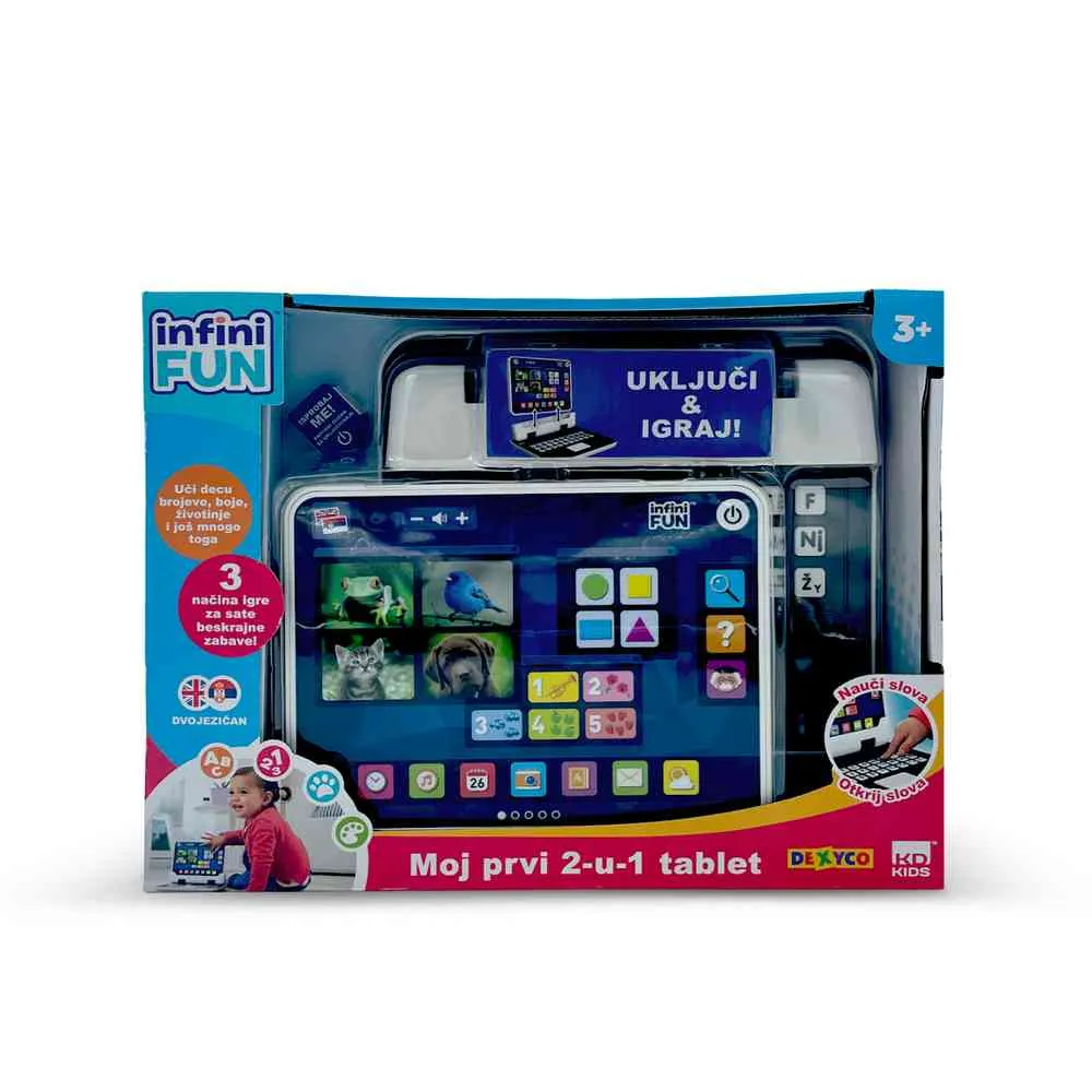 KIDZ DELIGHT MOJ PRVI 2-U-1 TABLET