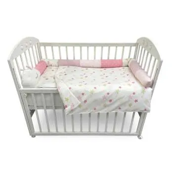 KIDZZ POSTELJINA PUZ ROZE 6/1
