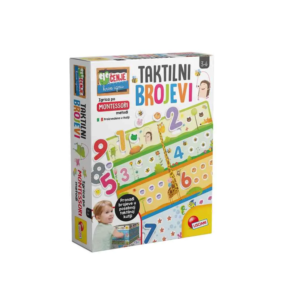 MONTESSORI TAKTILNI BROJEVI