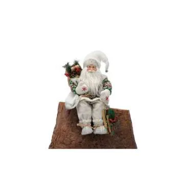 NOVOGODISNJA FIGURA DEDA MRAZ SA POKLONIMA 45cm
