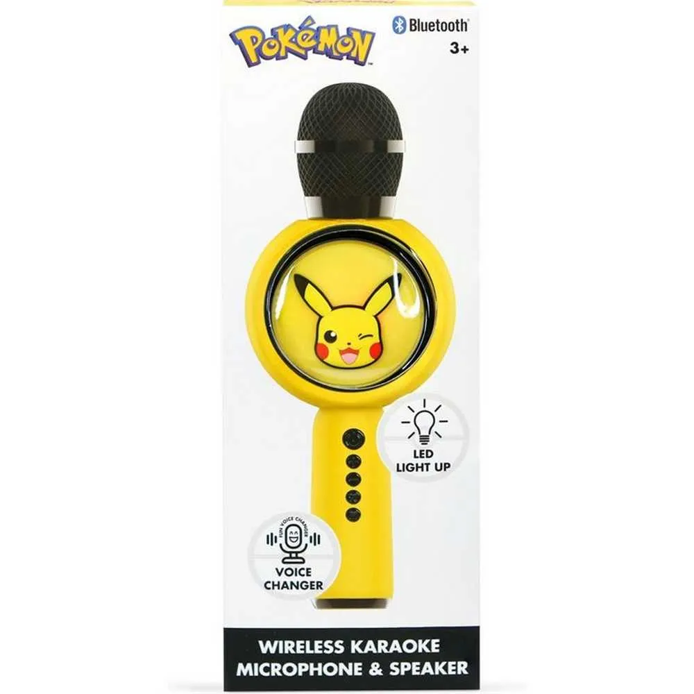 OTL: POKEMON PIKACHU KARAOJE MICROPHONE LED