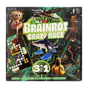 PP37220 PREZENT PLUS BRAINROT CRAZY RACE DRUŠTVENA IGRA