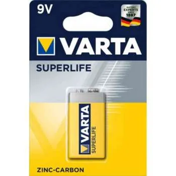 VARTA SUPERLIFE BATERIJA 6F22, 9V 1/1