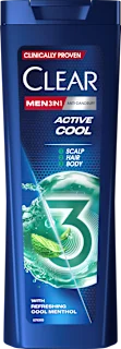 Šampon 3u1 Active Cool, 360 ml