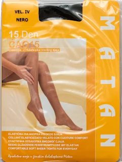 ĆAO15 štrample Nero, 15 dena, vel. 4, 1 kom.