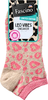 Čarape Sneaker Leo, bež, vel. 35-38, 1 kom.