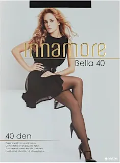 Bella 40 ženske štrample 40 DEN, vel. 5 - nero, 1 kom.