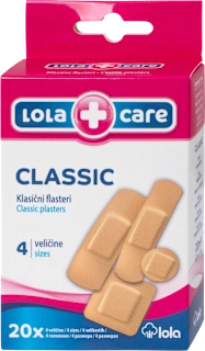 Classic klasični flasteri, 4 vrste, 20 kom.