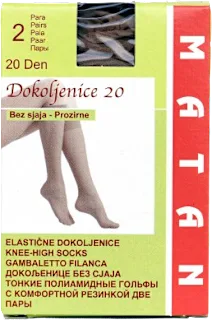Dokoljenice 20 DEN – nero, 1 kom.