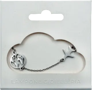 Narukvica putovanje - silver, 1 kom.