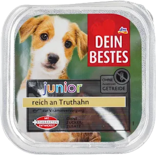 Potpuna hrana za pse junior - puretina, 150 g