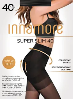 Super Slim štrample 40 DEN, vel. 4 nero, 1 kom.