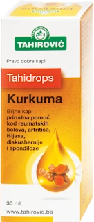Tahidrops Biljne kapi - kurkuma, 30 ml