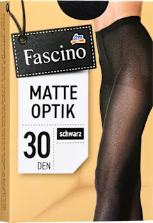 Štrample 30den mat izgled crna 42/44, 1 kom.