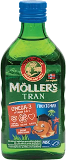 TRAN OMEGA -3 + vitamin A-D-E kids ulje, 250 ml
