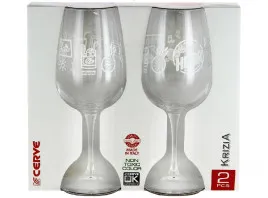 Cerve čaša Krizia Neon Cocktail, 500 ml