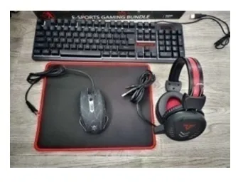 Gaming set slusalice, tastatura, mis i podloga