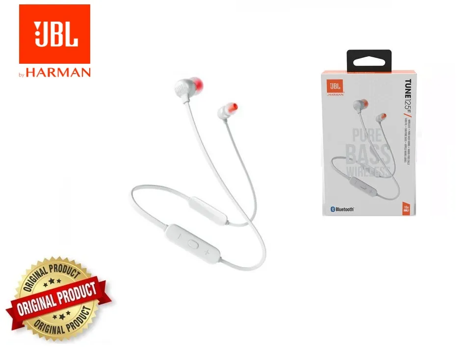 Slu&scaron;alice JBL Tune 125BT bežicne bluetooth 5.0 in-ear sa mikrofonom bijele 16h rada