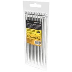 Entac Cable Tie 2.5mmx150mm White