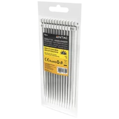 Entac Cable Tie 2.5mmx200mm White