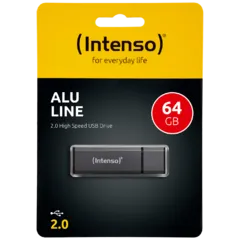 (Intenso) USB2.0-64GB/Alu-a