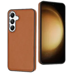 NN-Su Galaxy S24+ Leather Case(Brown)