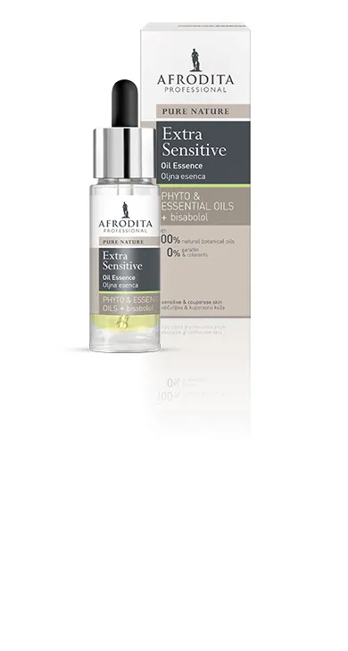 AFRODITA EXTRA SENSITIVE 30ml, Uljna esencija ublažava nadraženost, crvenilo kože i vidljivost sitnih crvenih žilica