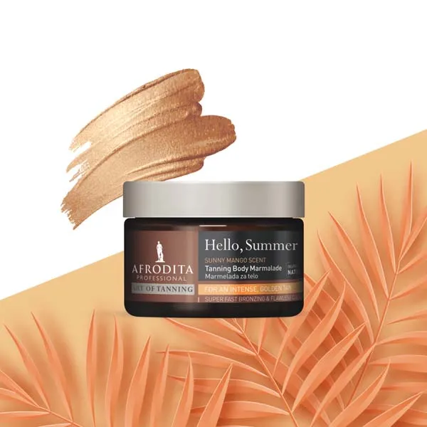 AFRODITA Hello Summer marmelada za tijelo 200ml,  Za brže i intenzivnije postizanje preplanulog tena